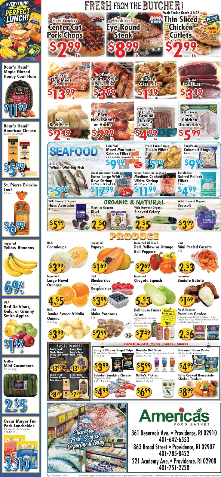 America's Food Basket (Rhode Island) Weekly Ad September 11 - 17, 2026