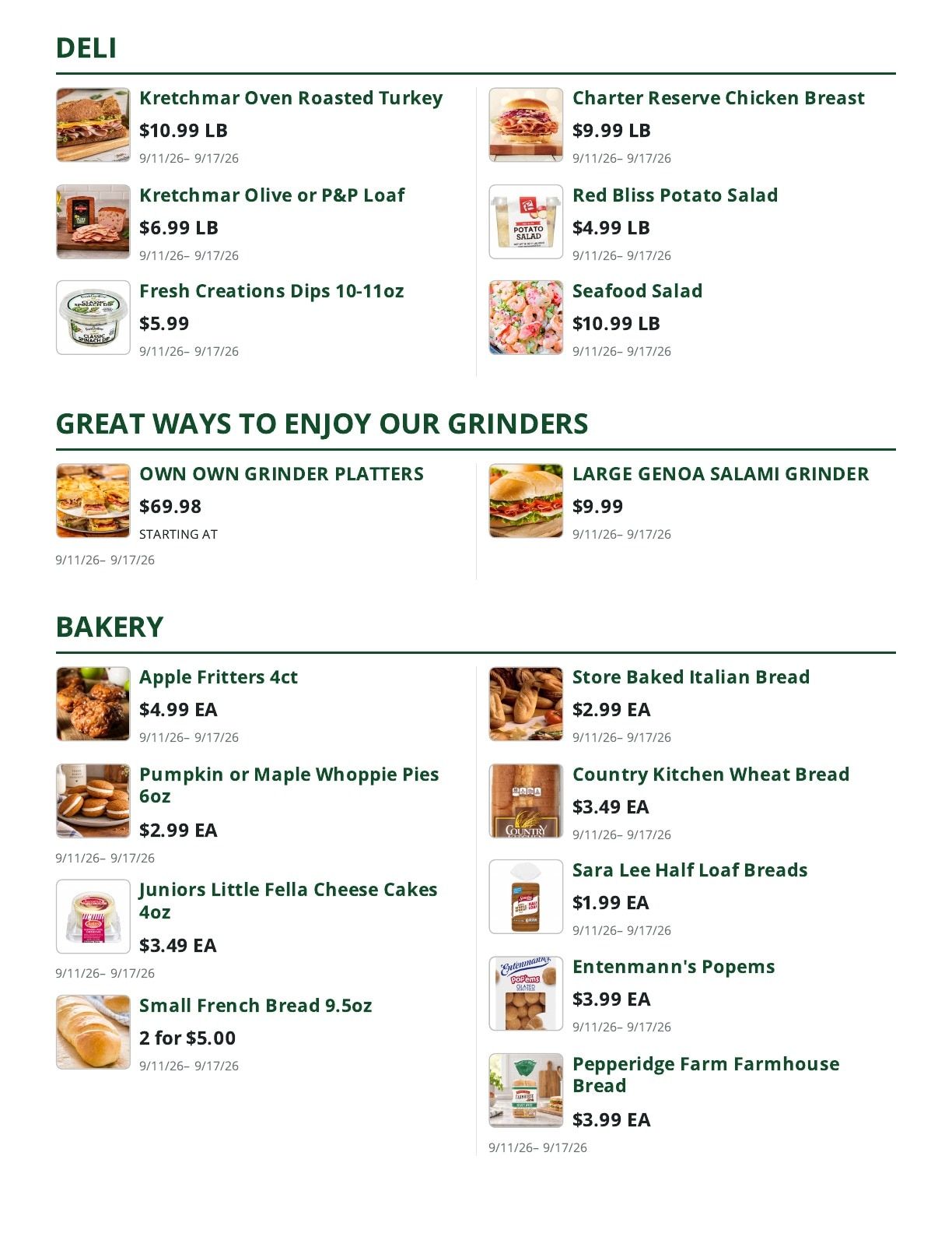 Bob's Butcher & Basket Weekly Ad September 11 - 17, 2026