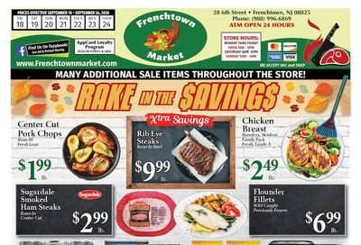 Frenchtown Market Weekly Ad September 18 - 24, 2026