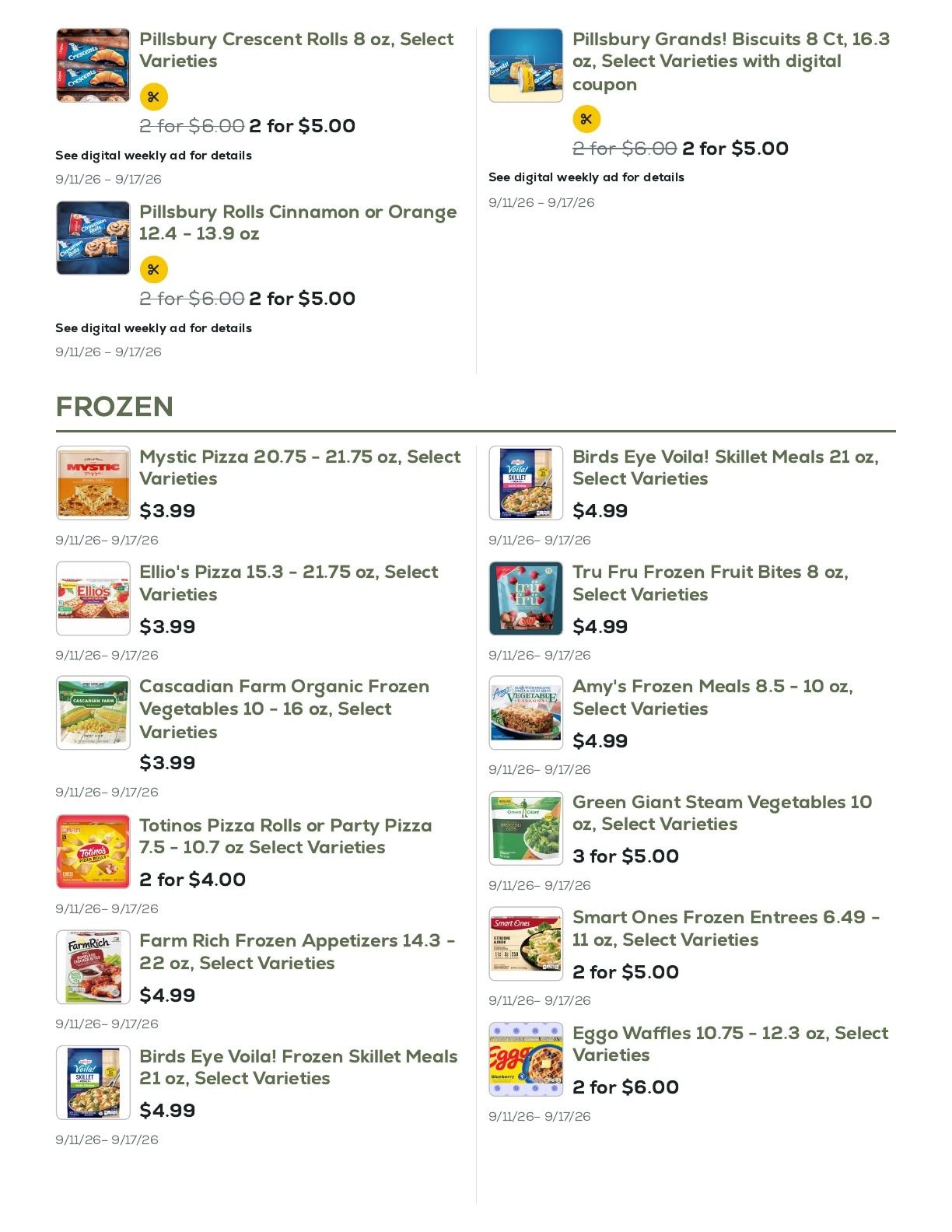 Geissler's Supermarket Weekly Ad September 11 - 17, 2026