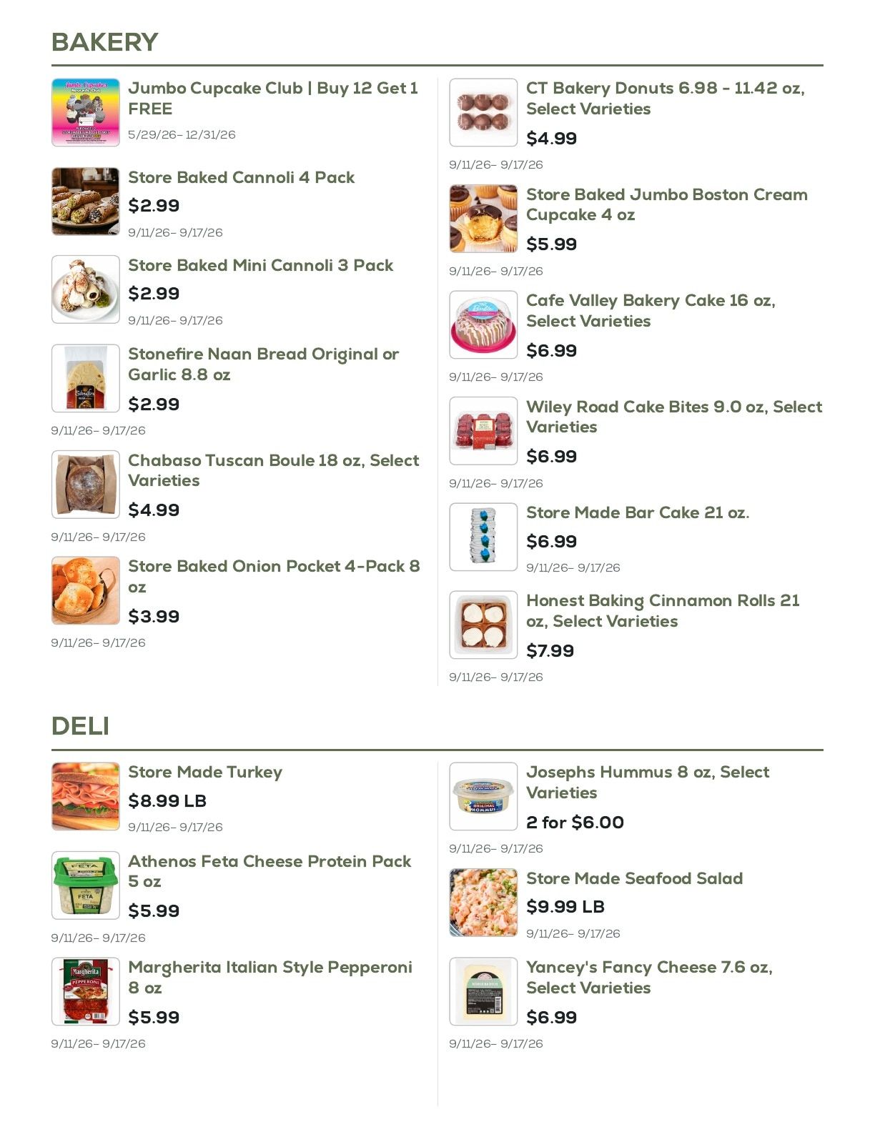 Geissler's Supermarket Weekly Ad September 11 - 17, 2026