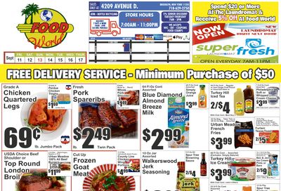 Food World Supermarket (4209 Avenue D, Brooklyn, NY) Key Food Weekly Ad September 11 - 17, 2026
