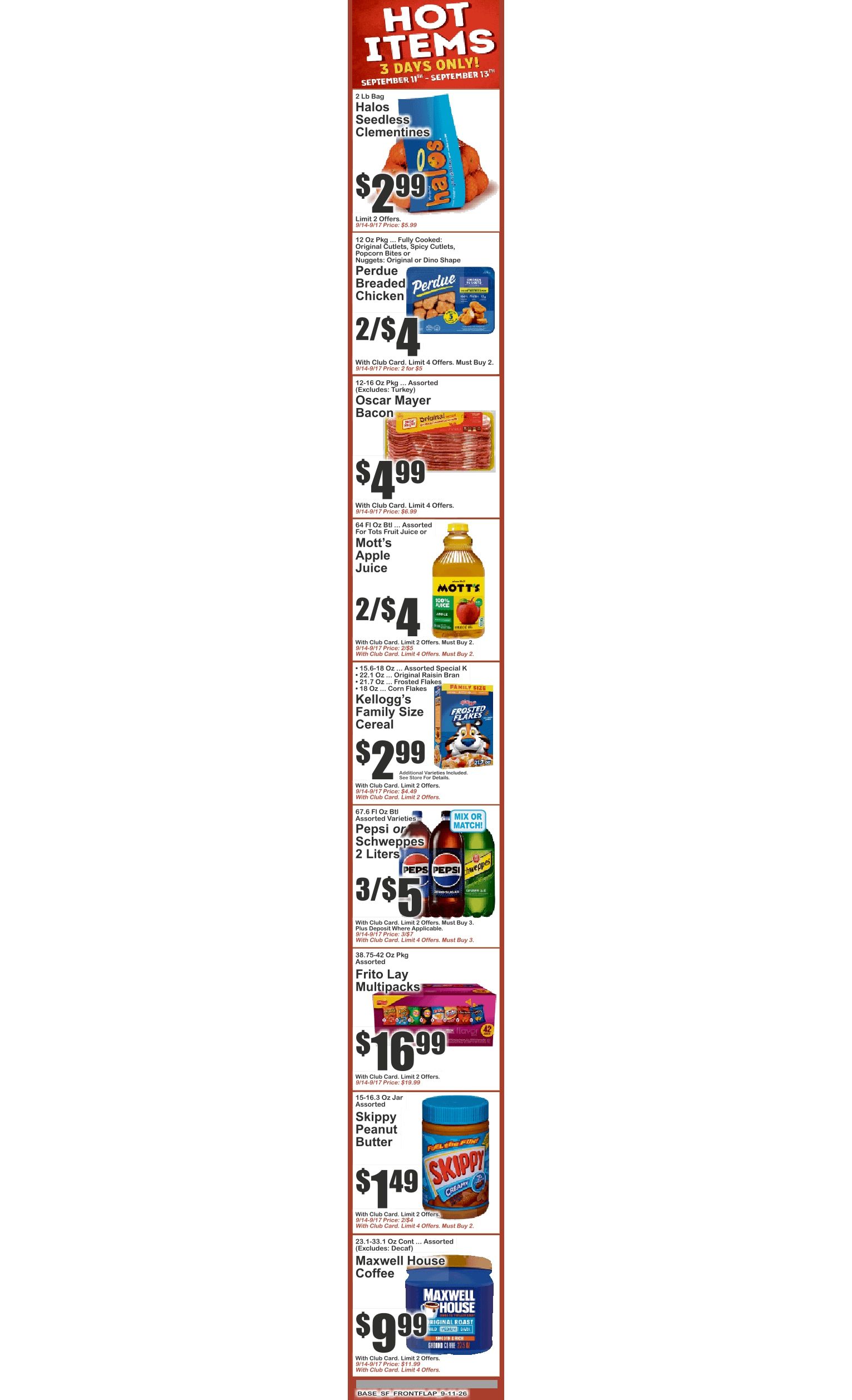 Food World Supermarket (935 East 107th Street, Brooklyn, NY) Key Food Weekly Ad September 11 - 17, 2026
