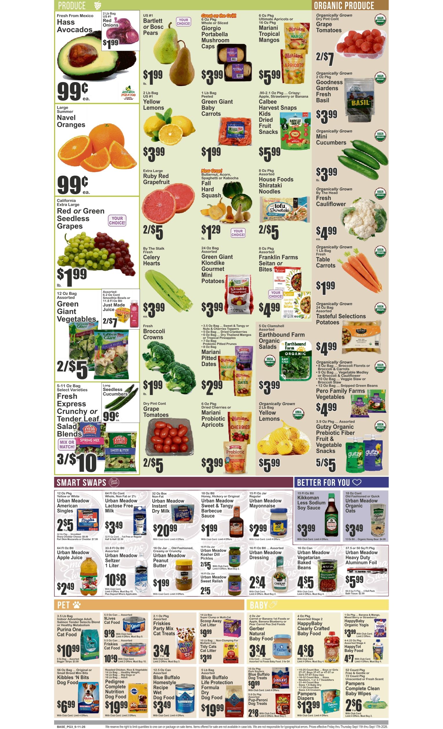 Food World Supermarket (935 East 107th Street, Brooklyn, NY) Key Food Weekly Ad September 11 - 17, 2026