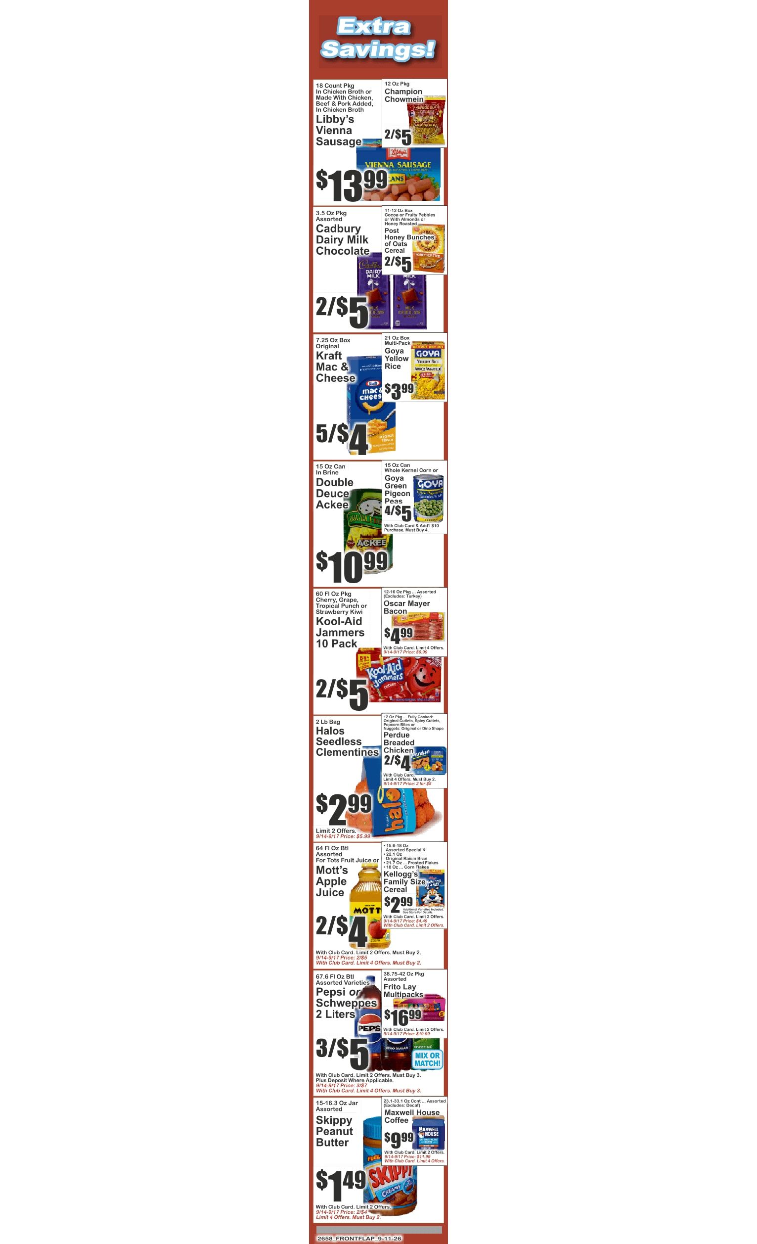 Food World Supermarket (Valley Stream, NY) Key Food Weekly Ad September 11 - 17, 2026