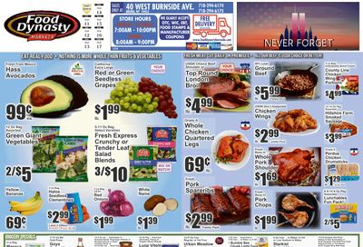 Food Dynasty (Bronx, NY) Key Food Weekly Ad September 11 - 17, 2026