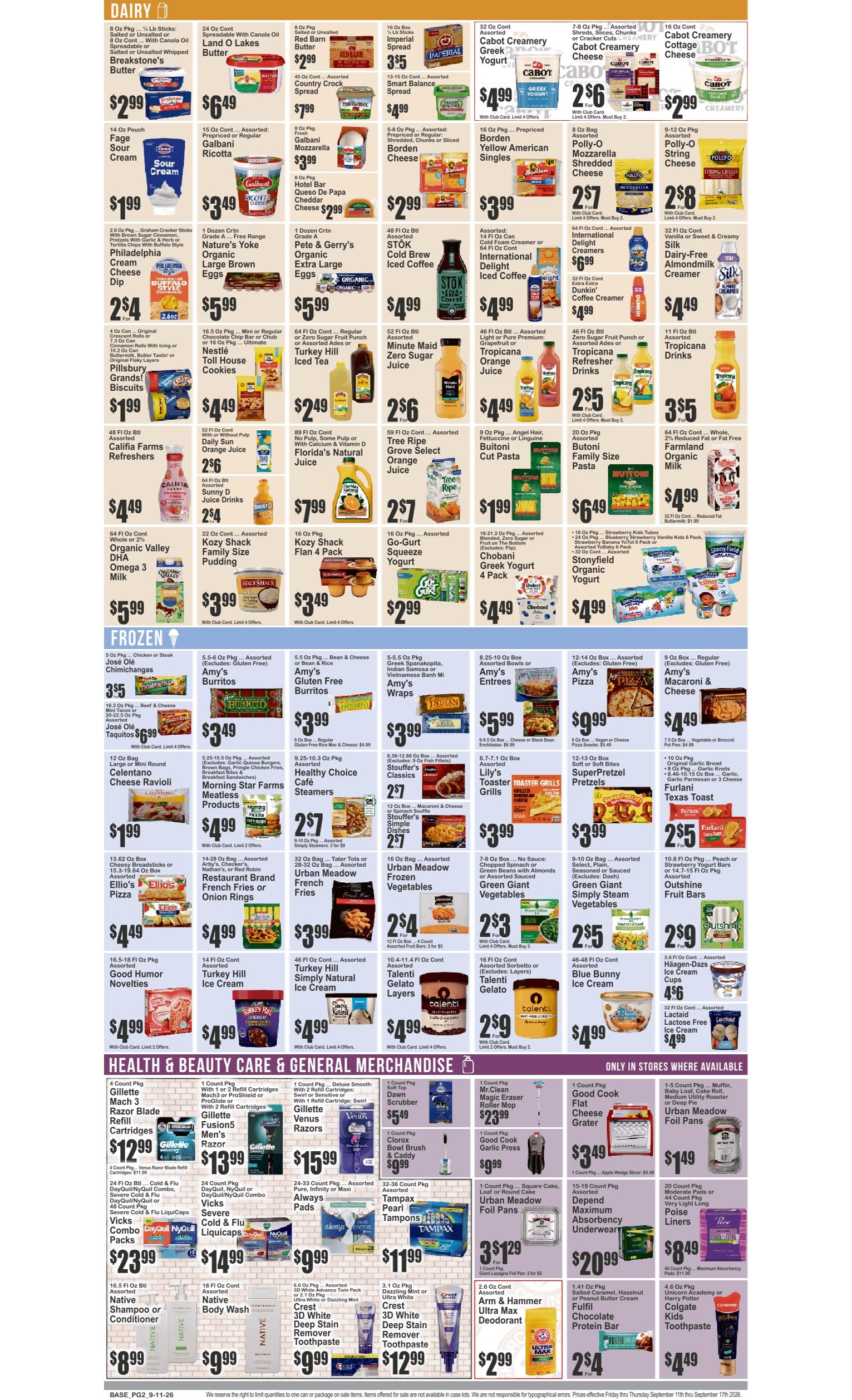 Food Dynasty (Brooklyn, NY) Key Food Weekly Ad September 11 - 17, 2026