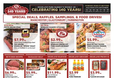 Highland Park Market Weekly Ad September 13 - 19, 2026