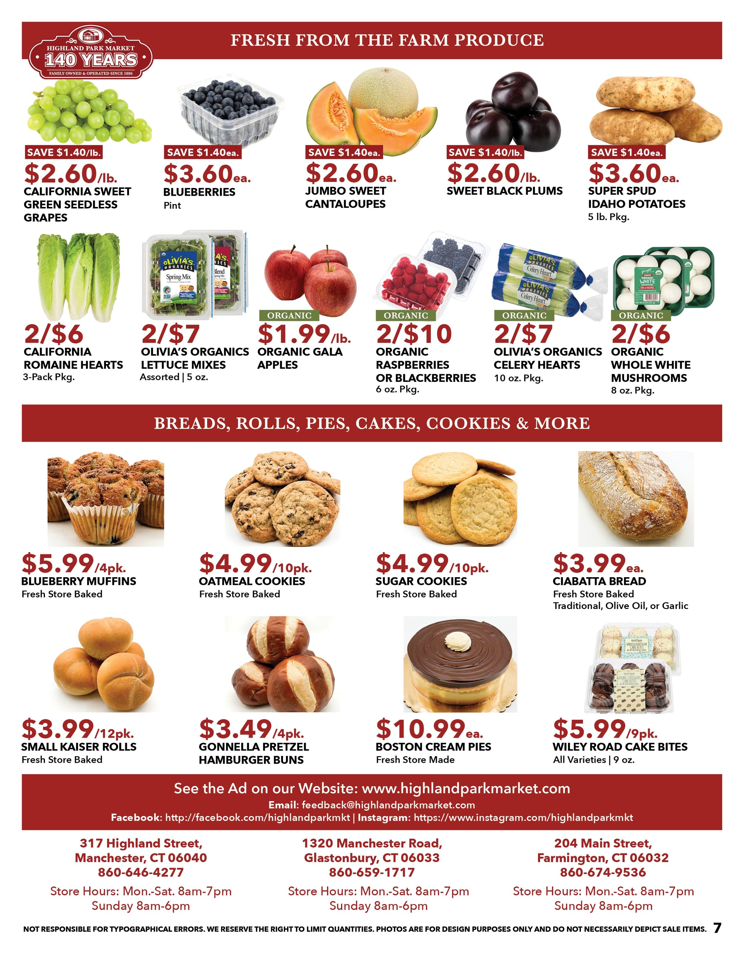 Highland Park Market Weekly Ad September 13 - 19, 2026