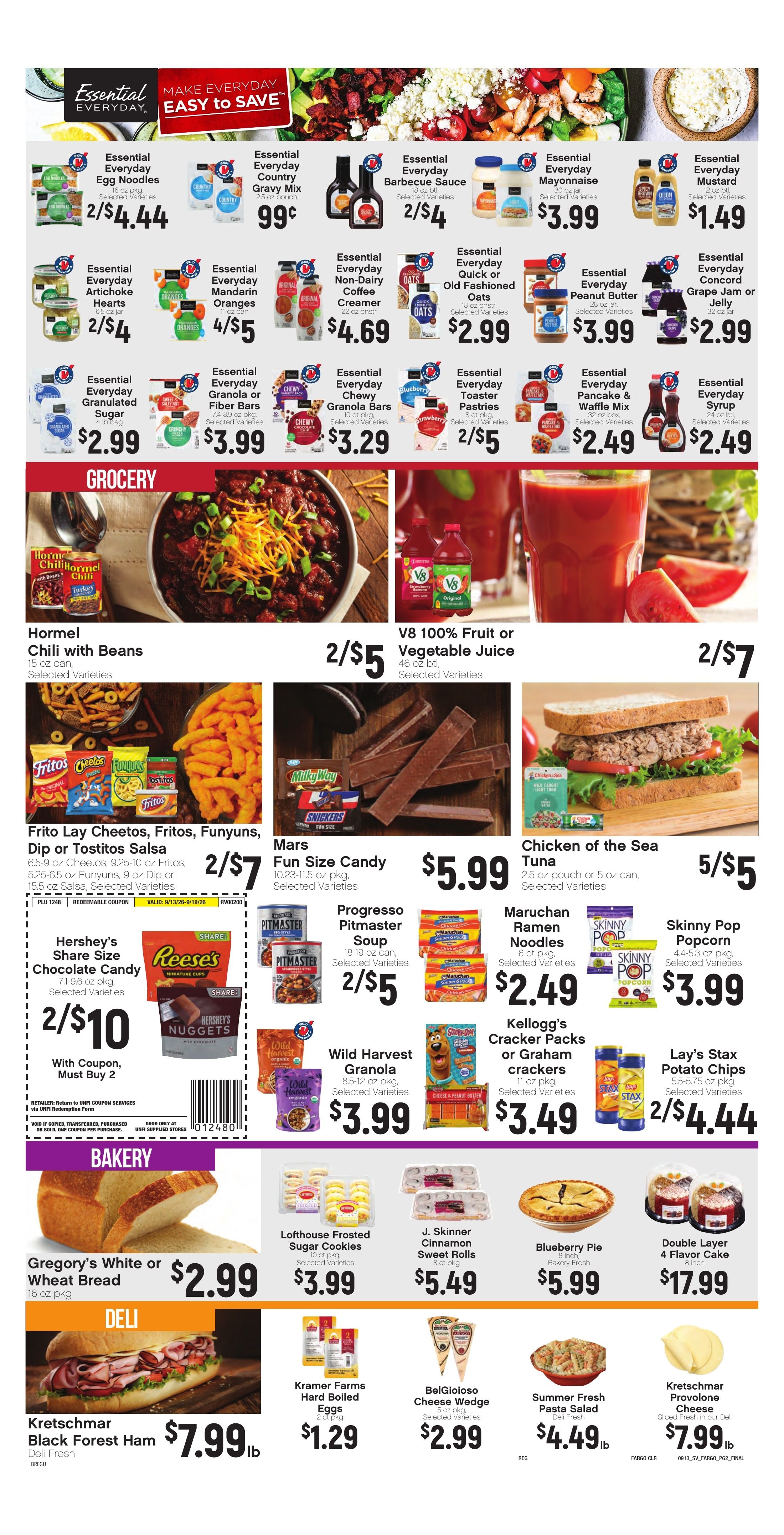 Krause's SuperValu Weekly Ad September 14 - 20, 2026