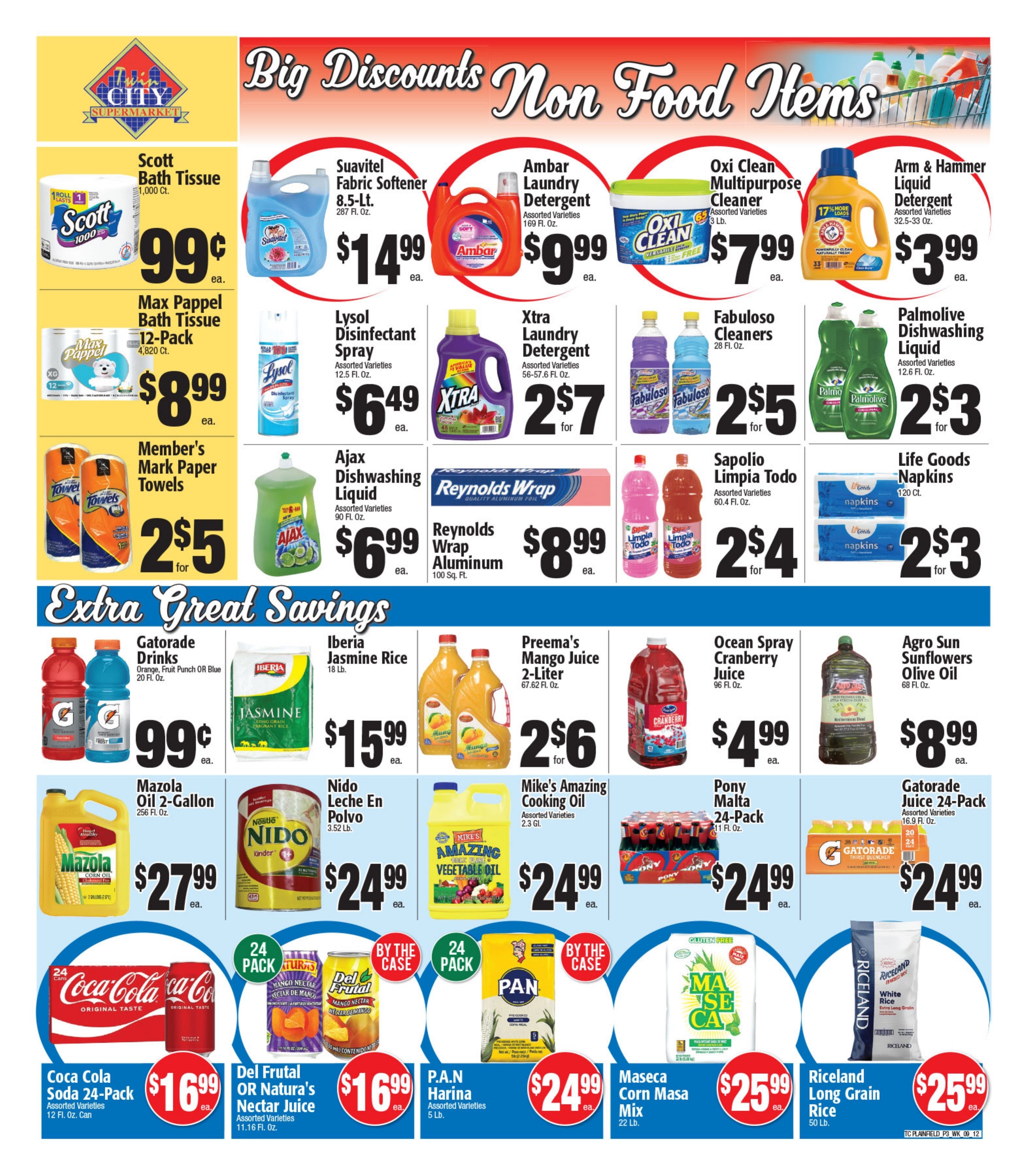 Twin City Supermarket (600 Park Avenue, Plainfield, NJ) Weekly Ad September 7 - 13, 2026