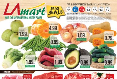 LA Mart English Weekly Ad September 11 - 17, 2026