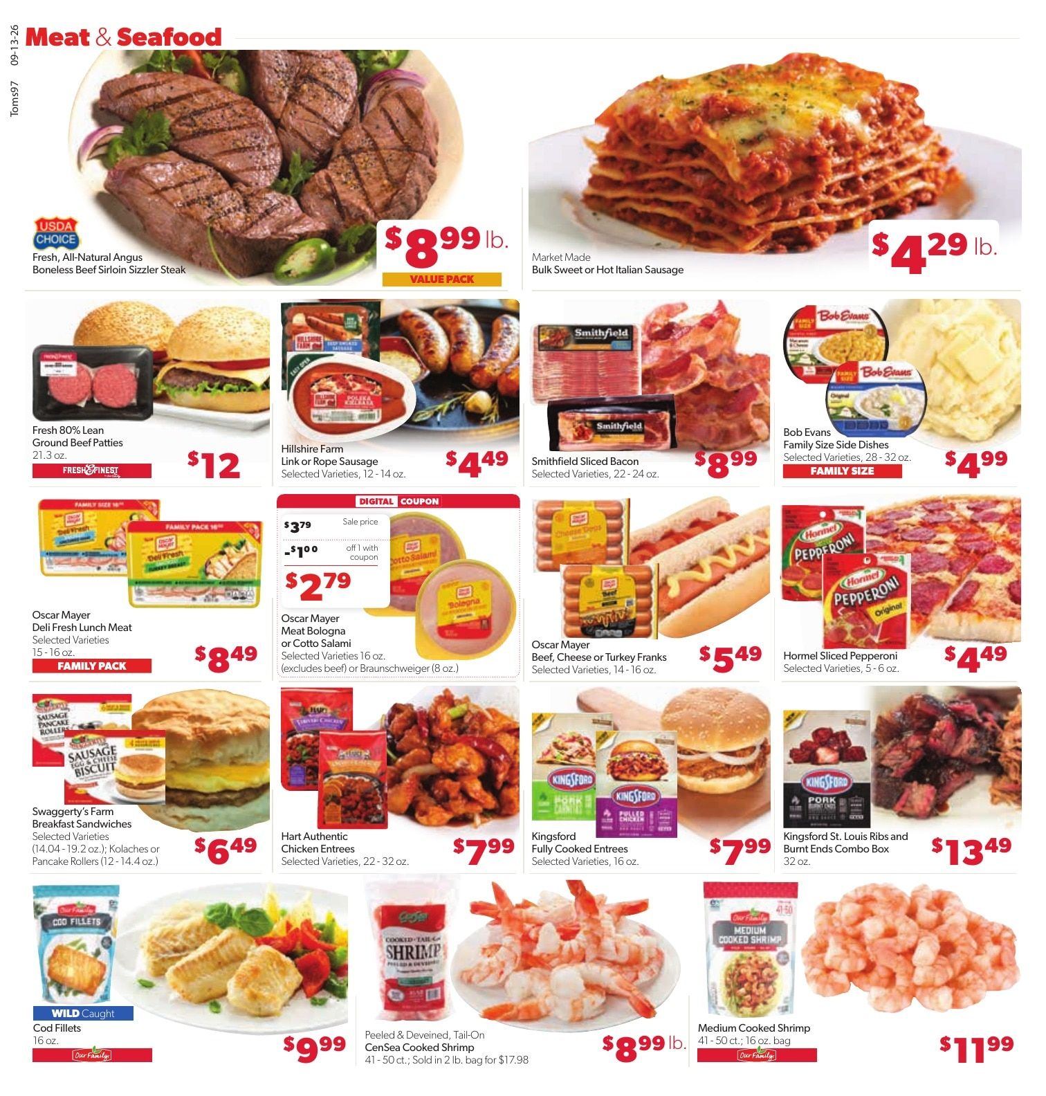 Tom's Food Center (Okemos, MI) Weekly Ad September 13 - 19, 2026