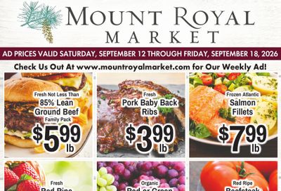 Mount Royal Market Weekly Ad December 9 - 15, 2026