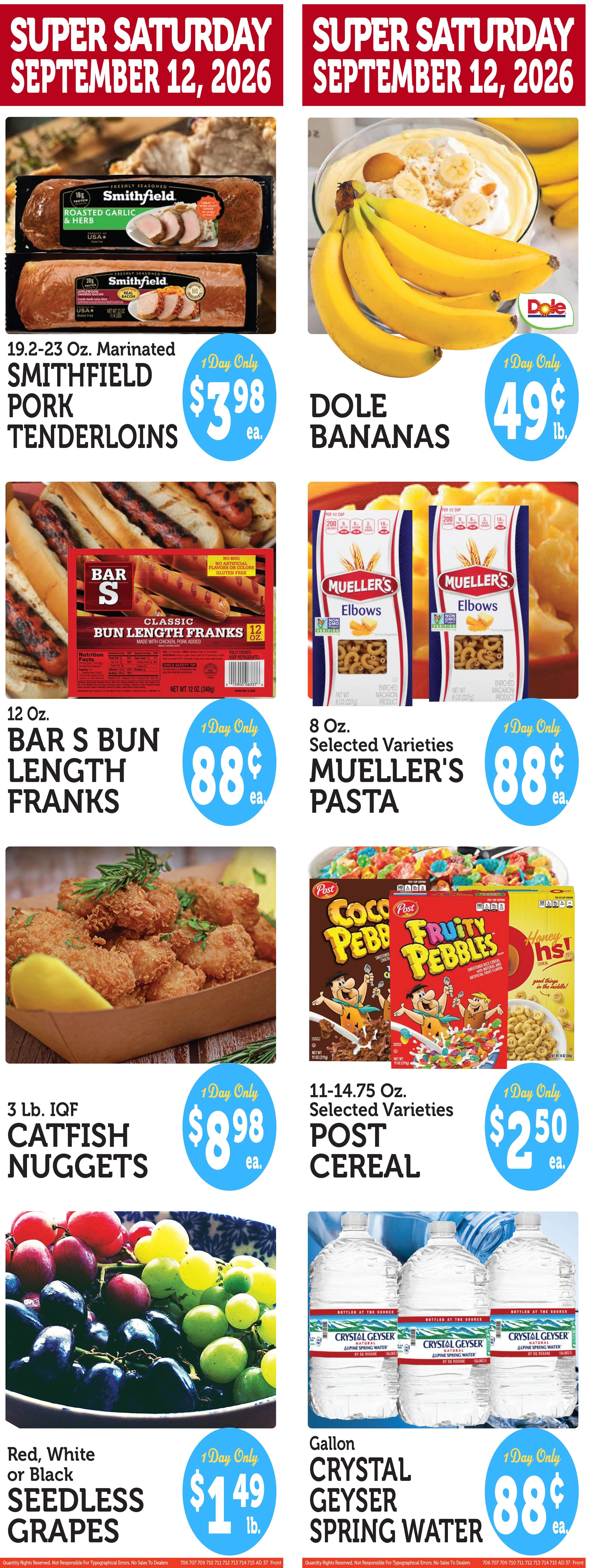 Renfroe's Market [ if($circulars->current_page->title == 'Recommended For You'); 'Recommended for the ' $vNameLastS ' Household!'; else; self->title; /if; ] Weekly Ad September 12 - 12, 2026