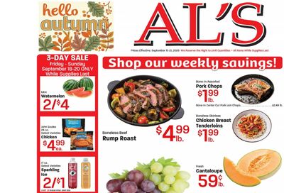 Al's Foodtown Weekly Ad September 15 - 21, 2026