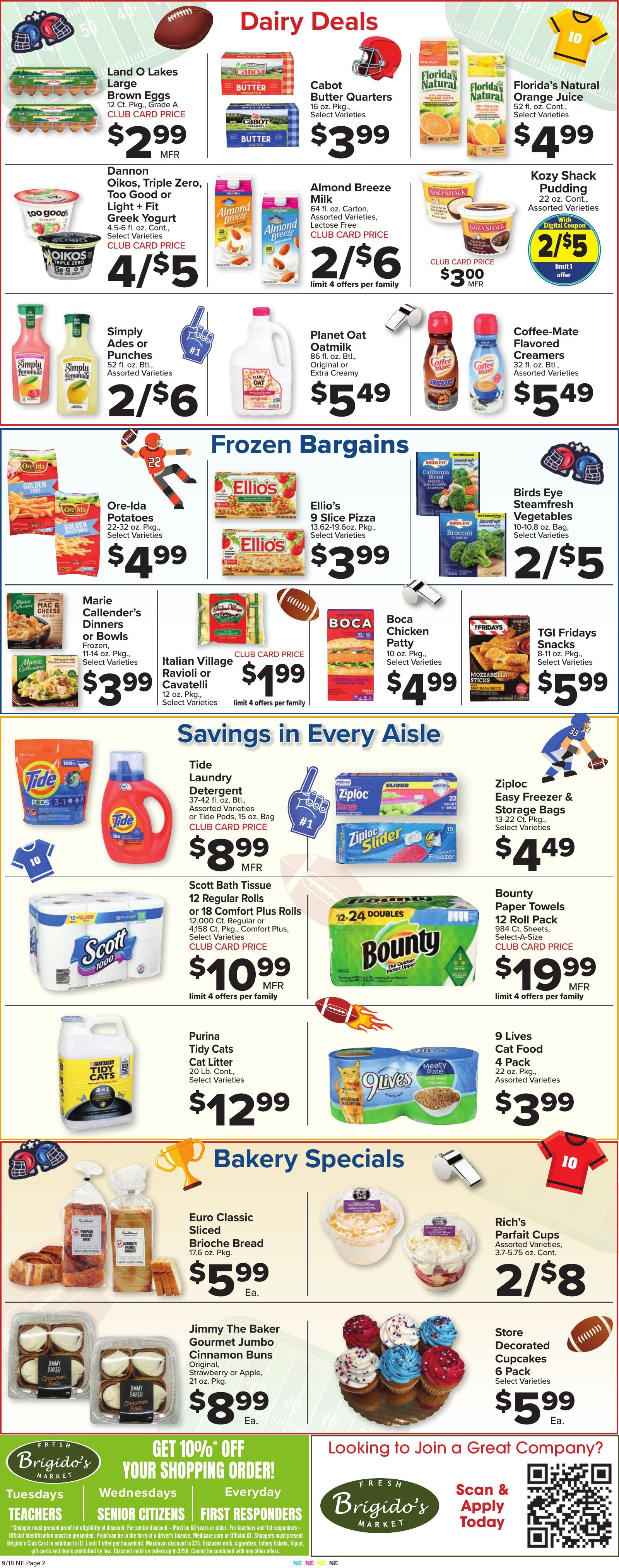 Brigido's Fresh Market Weekly Ad September 18 - 24, 2026