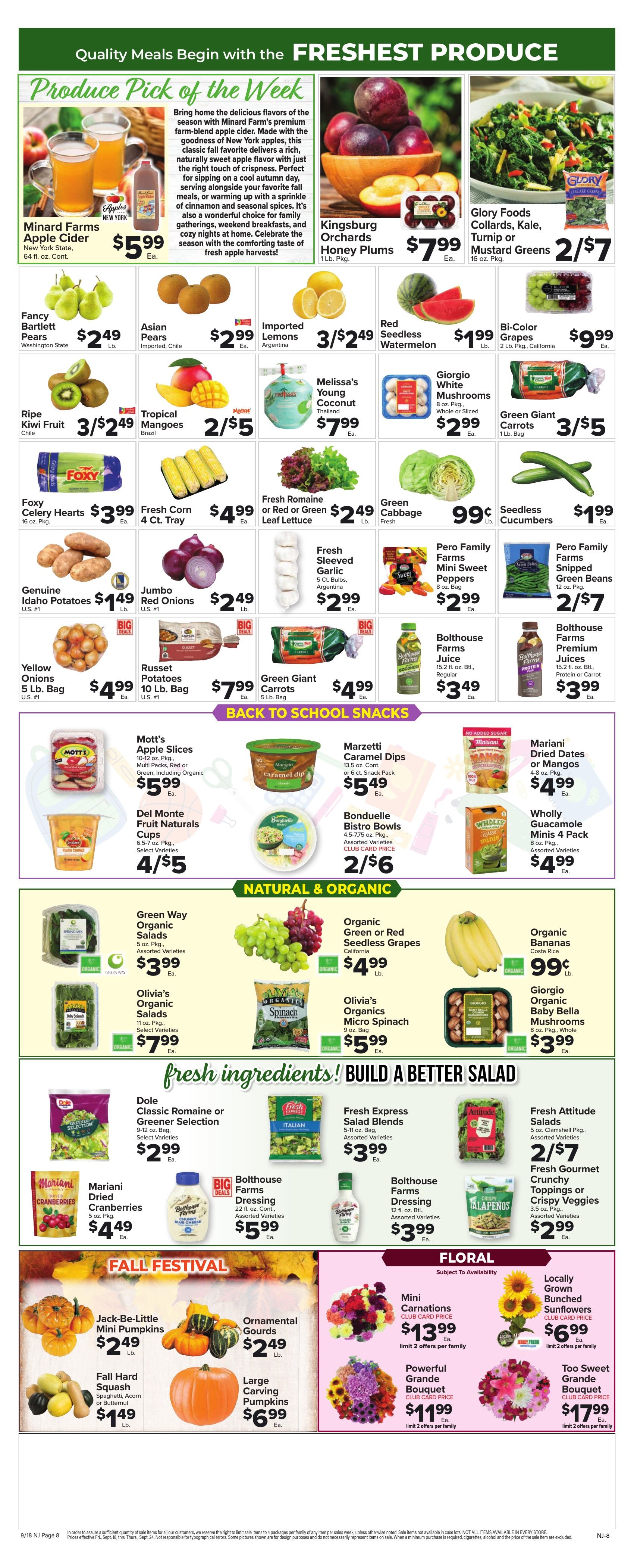 Shop n Bag Weekly Ad September 18 - 24, 2026