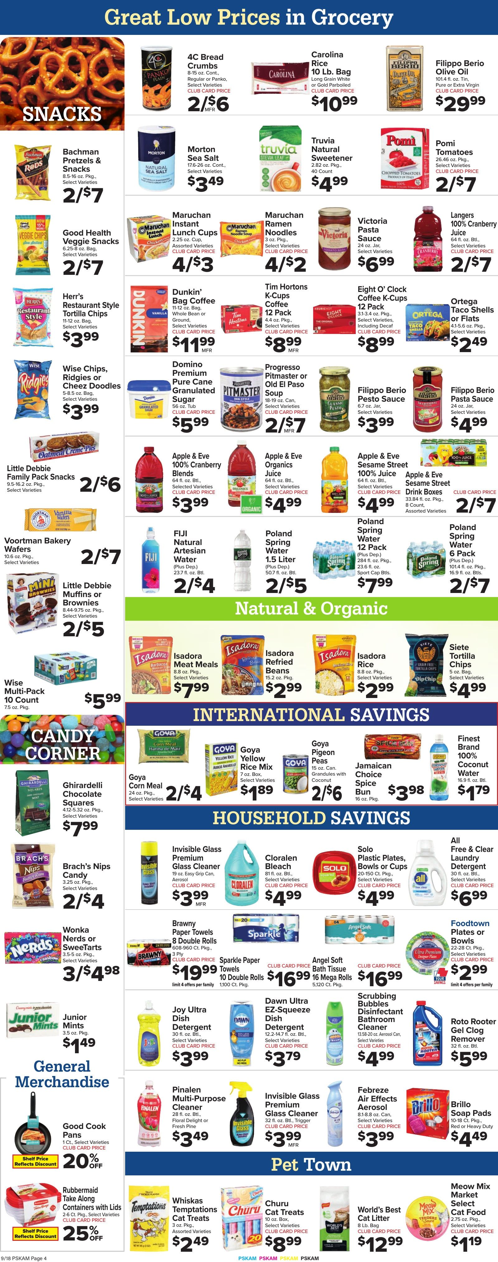 Foodtown Weekly Ad September 18 - 24, 2026