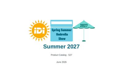 Imperial Distributors Spring Summer Umbrella Show Catalog Weekly Ad August 1, 2026 - December 31, 2027