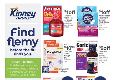 Kinney Drugs Weekly Ad September 13 - 19, 2026
