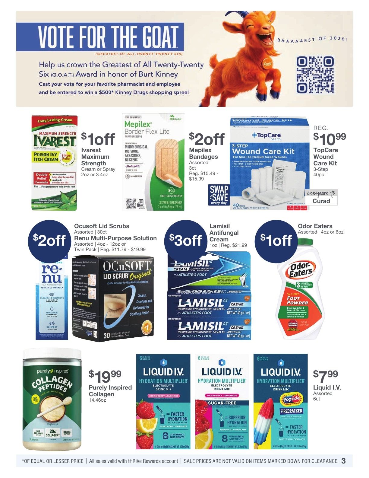 Kinney Drugs Weekly Ad September 13 - 19, 2026