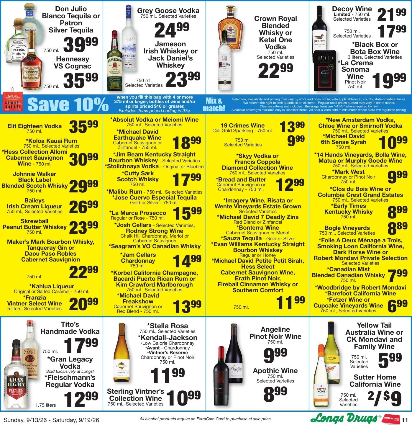 Longs Drugs Maui and Kauai Weekly Ad September 13 - 19, 2026