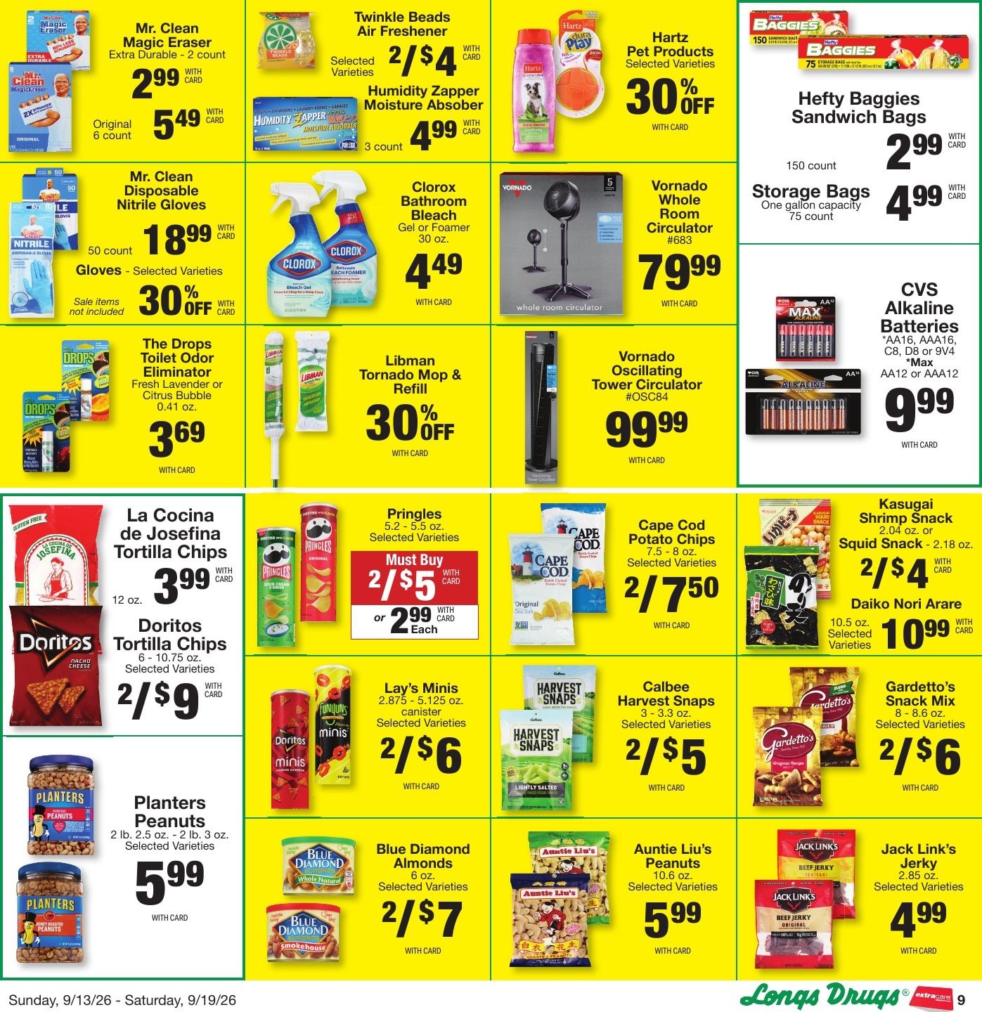 Longs Drugs Maui and Kauai Weekly Ad September 13 - 19, 2026