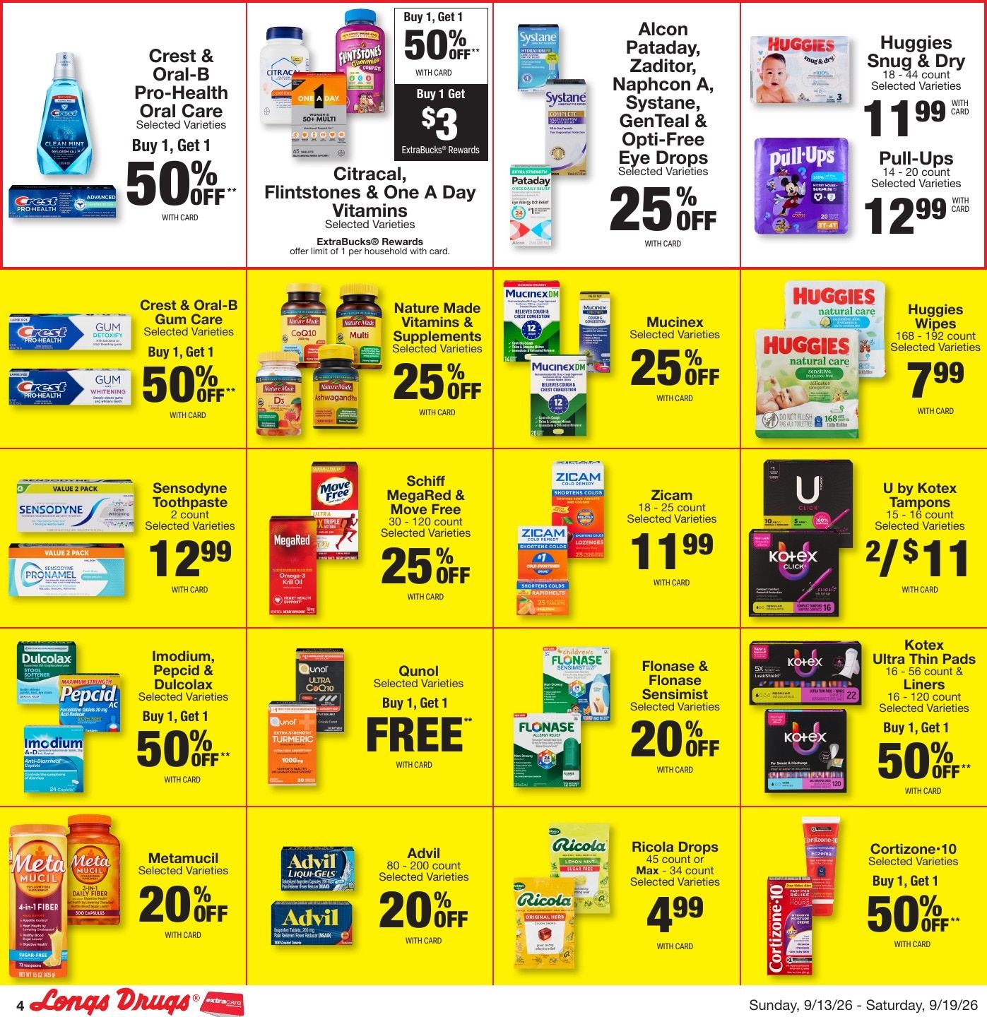 Longs Drugs Oahu Weekly Ad September 13 - 19, 2026