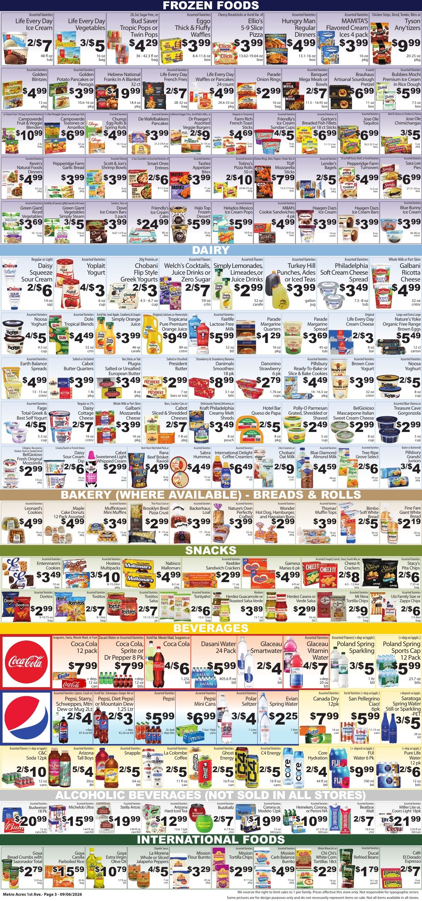 Metro Acres Market Weekly Ad September 13 - 19, 2026