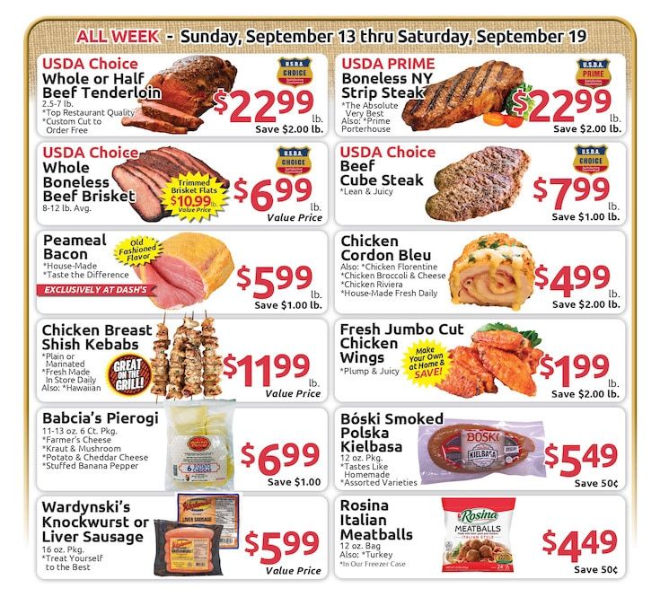 Dash's Market Weekly Ad September 13 - 19, 2026