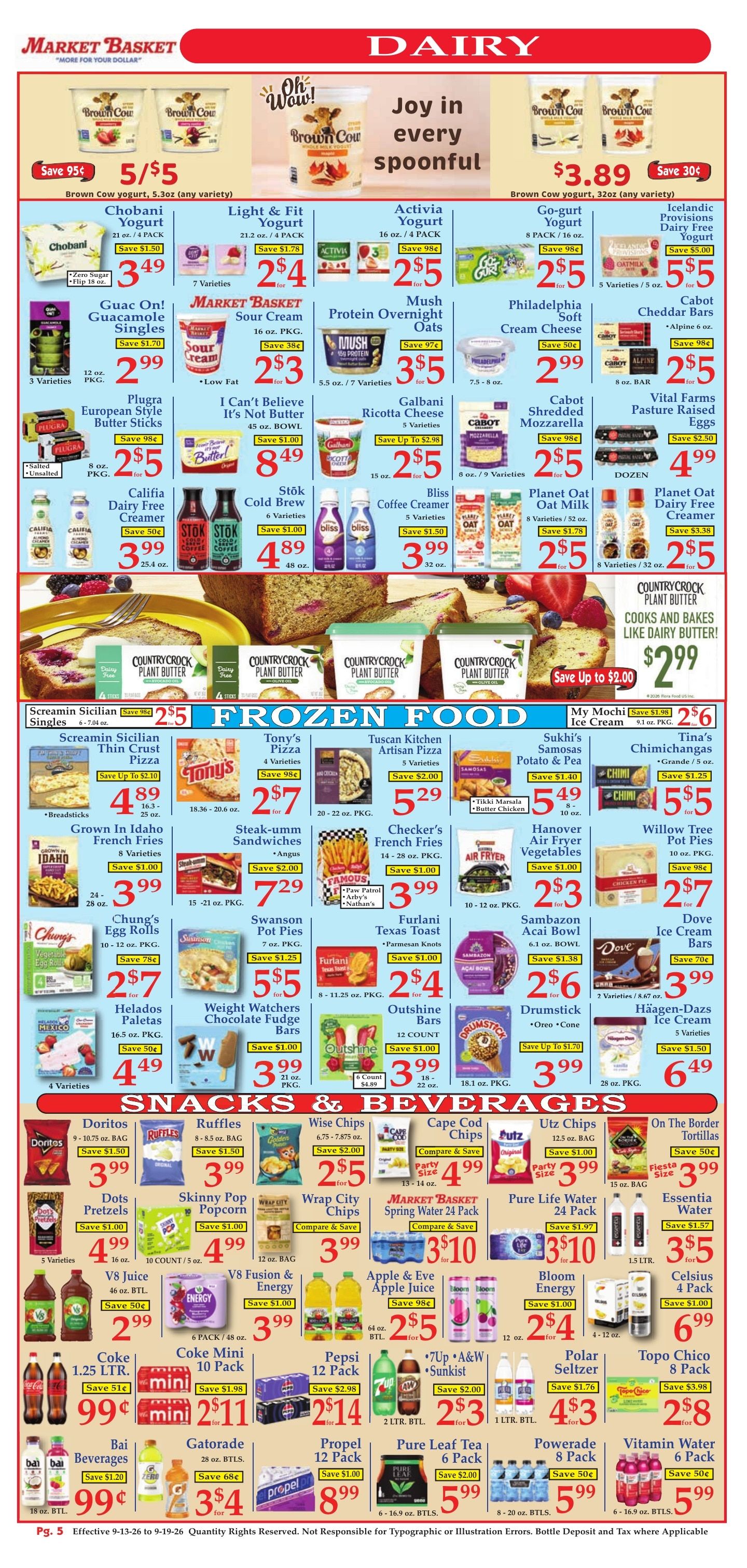 Market Basket (Iowa and other locations, LA) Weekly Ad September 13 - 19, 2026