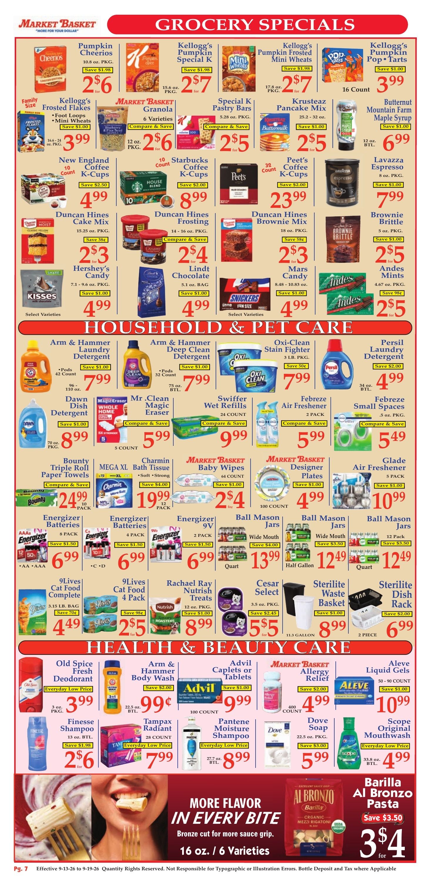 Market Basket (Iowa and other locations, LA) Weekly Ad September 13 - 19, 2026