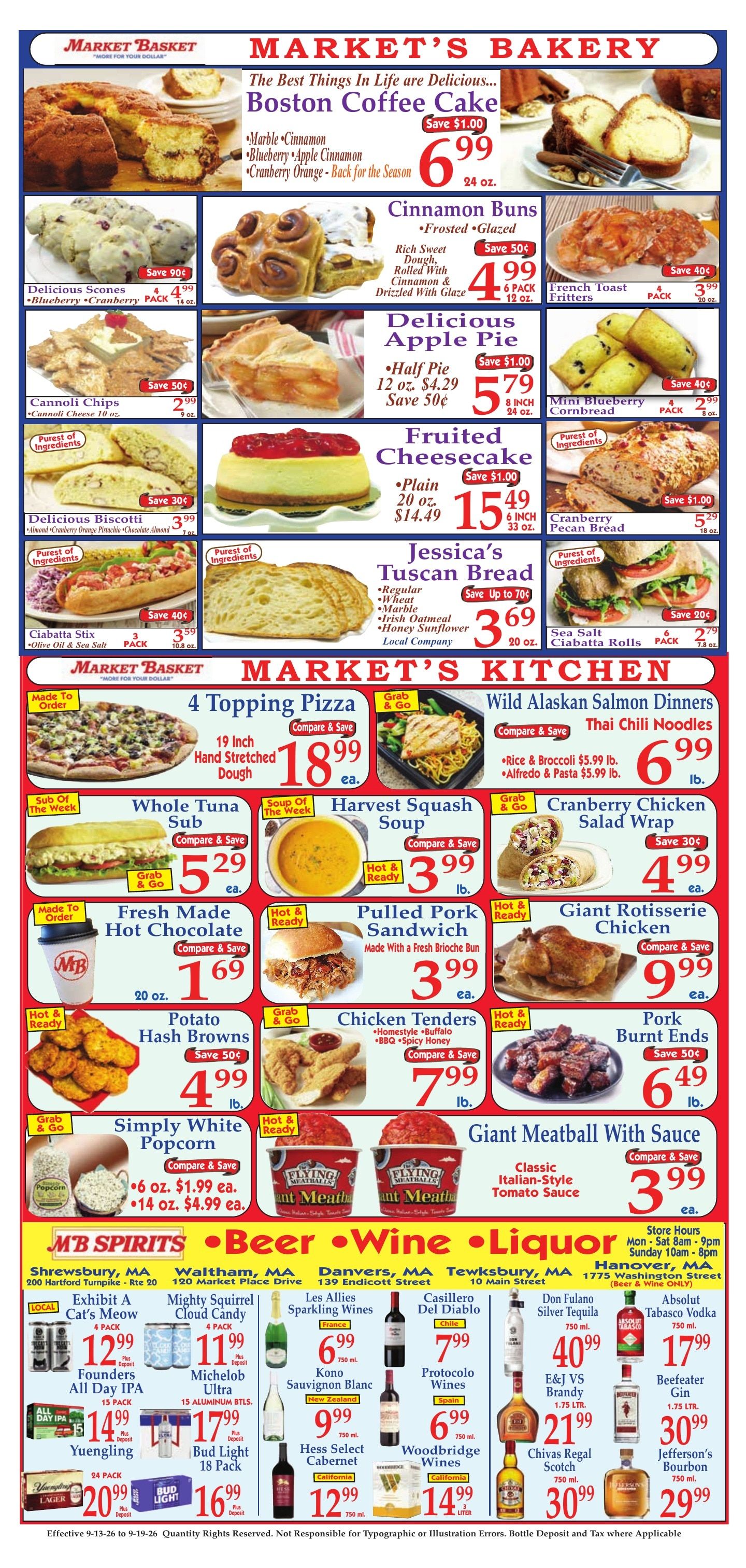 Market Basket (Iowa and other locations, LA) Weekly Ad September 13 - 19, 2026