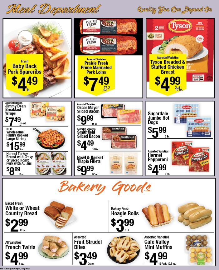 T-Burg Shur Save Weekly Ad September 13 - 19, 2026