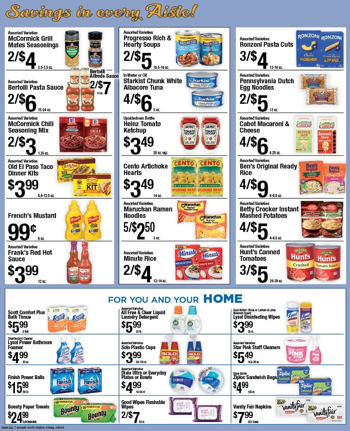T-Burg Shur Save Weekly Ad September 13 - 19, 2026