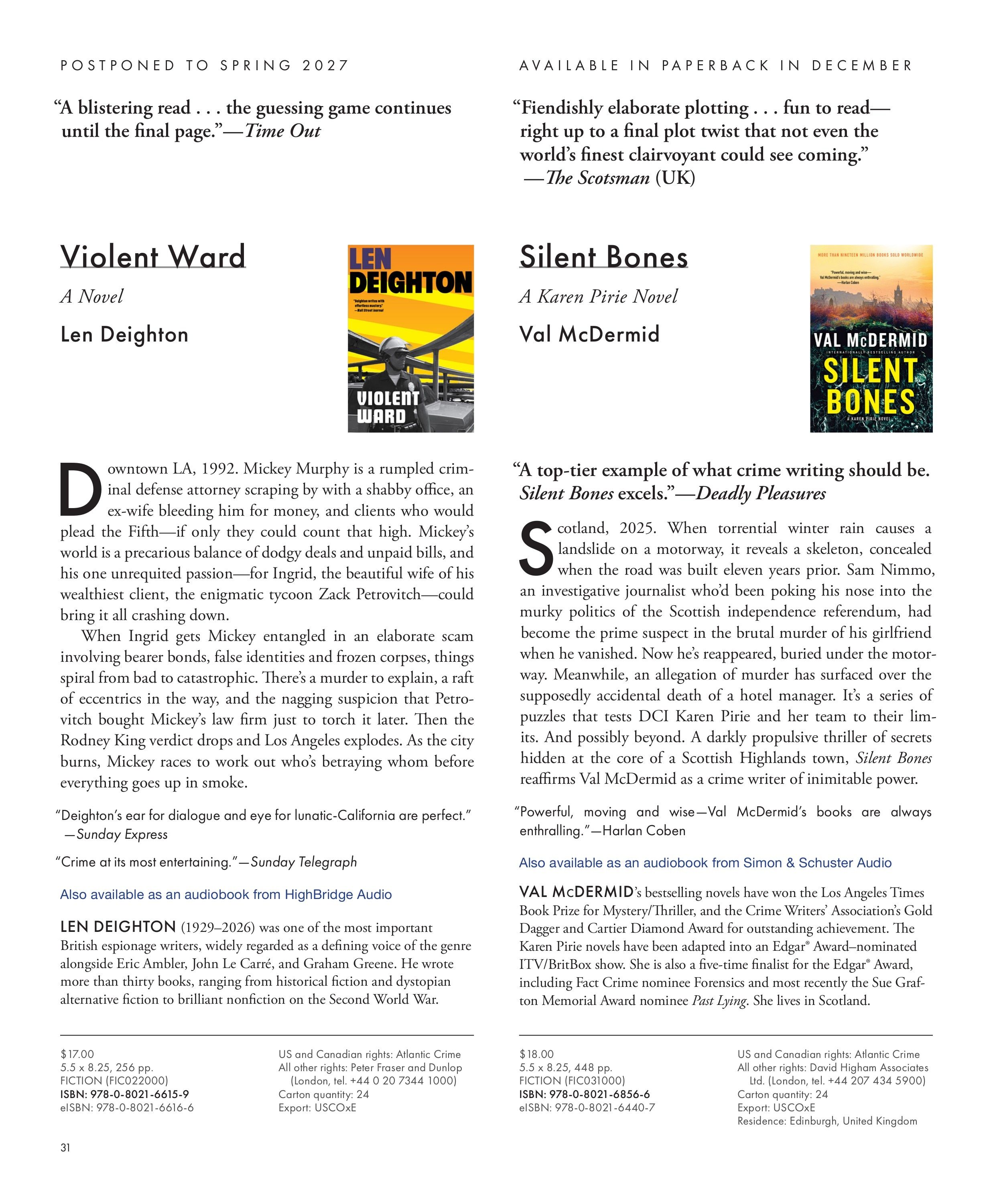 Grove Atlantic Fall Book Catalog Weekly Ad January 1 - December 31, 2026