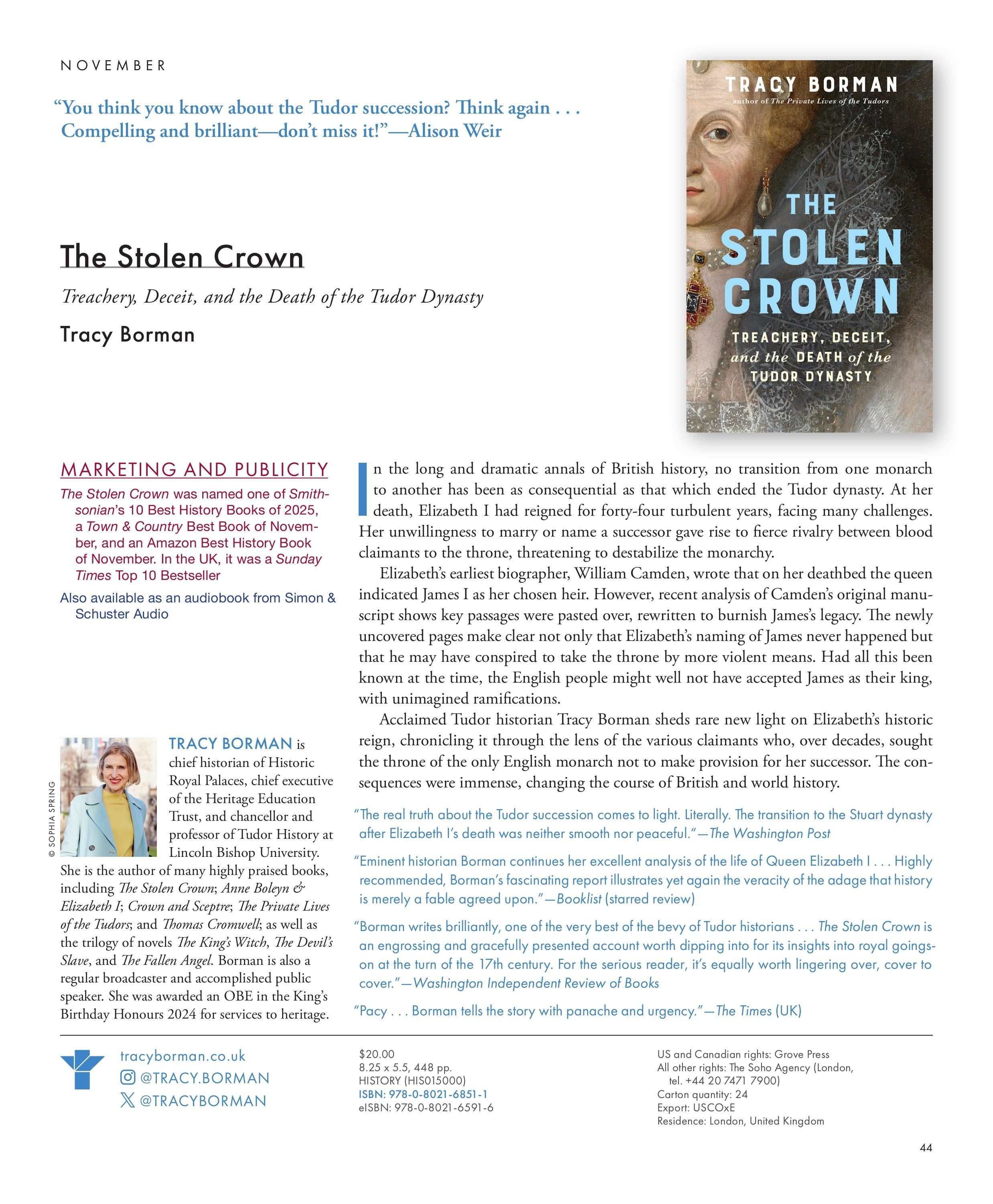 Grove Atlantic Fall Book Catalog Weekly Ad January 1 - December 31, 2026