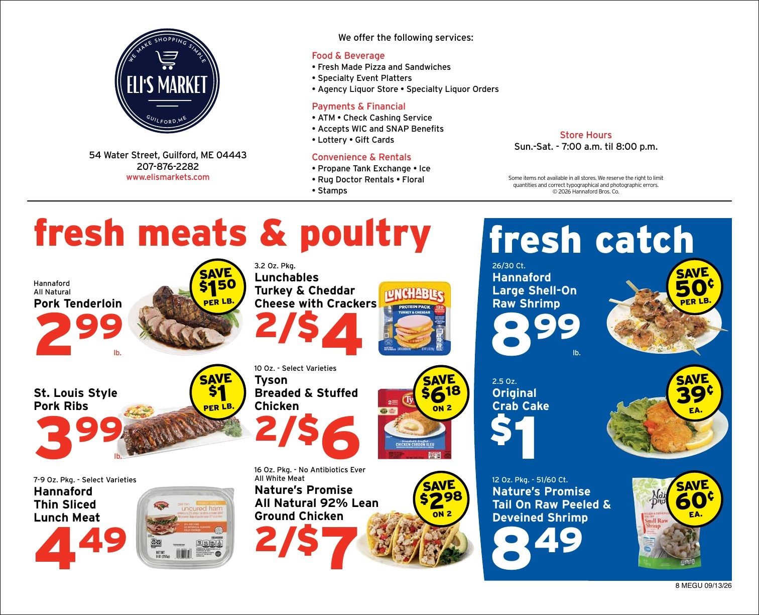 Eli's Market Weekly Ad September 13 - 19, 2026