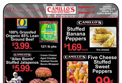 Sloan Super Market Weekly Ad September 13 - 19, 2026