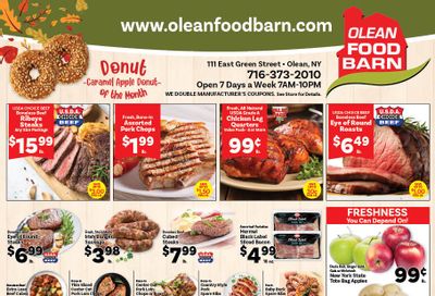 Olean Food Barn Weekly Ad September 13 - 19, 2026