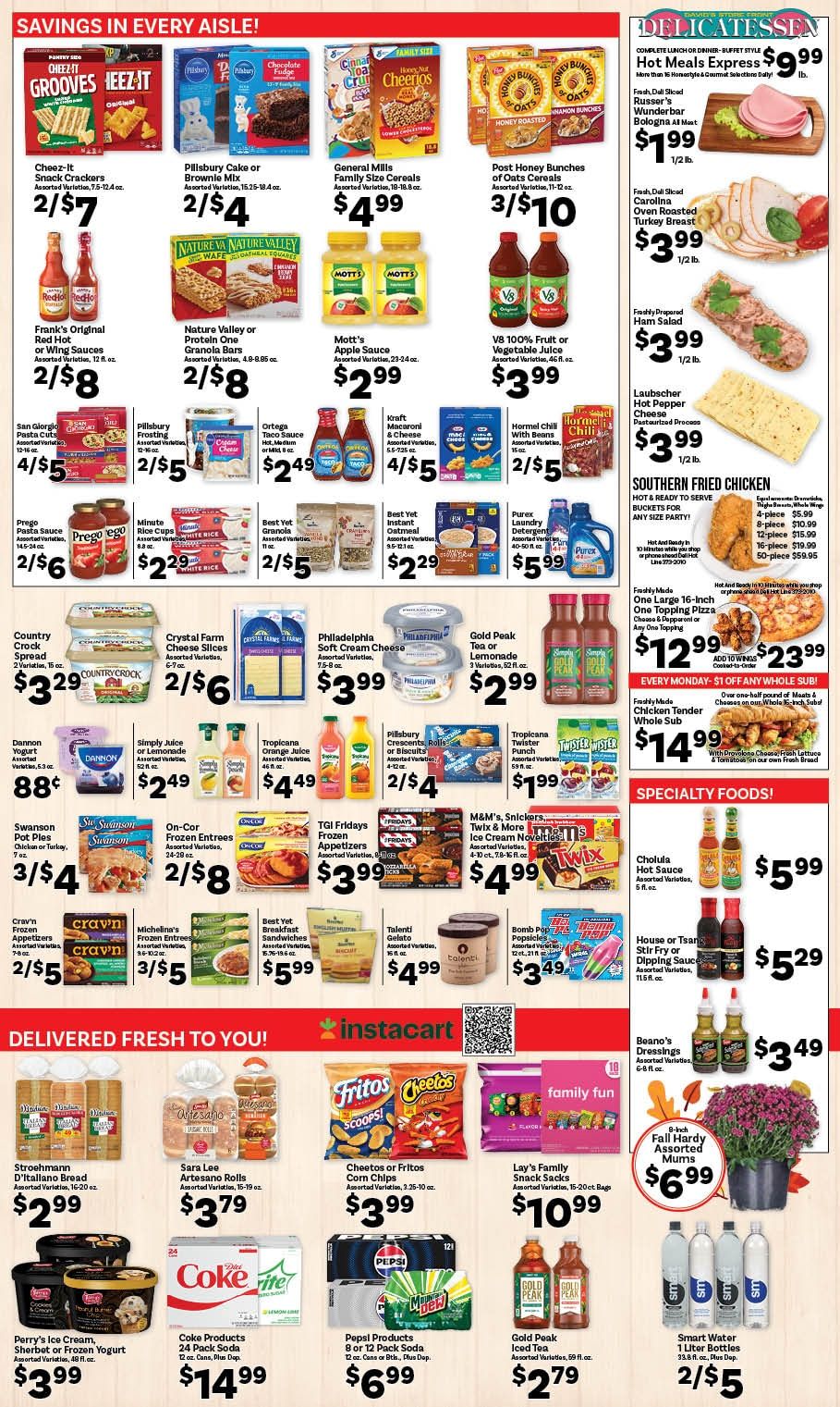 Olean Food Barn Weekly Ad September 13 - 19, 2026
