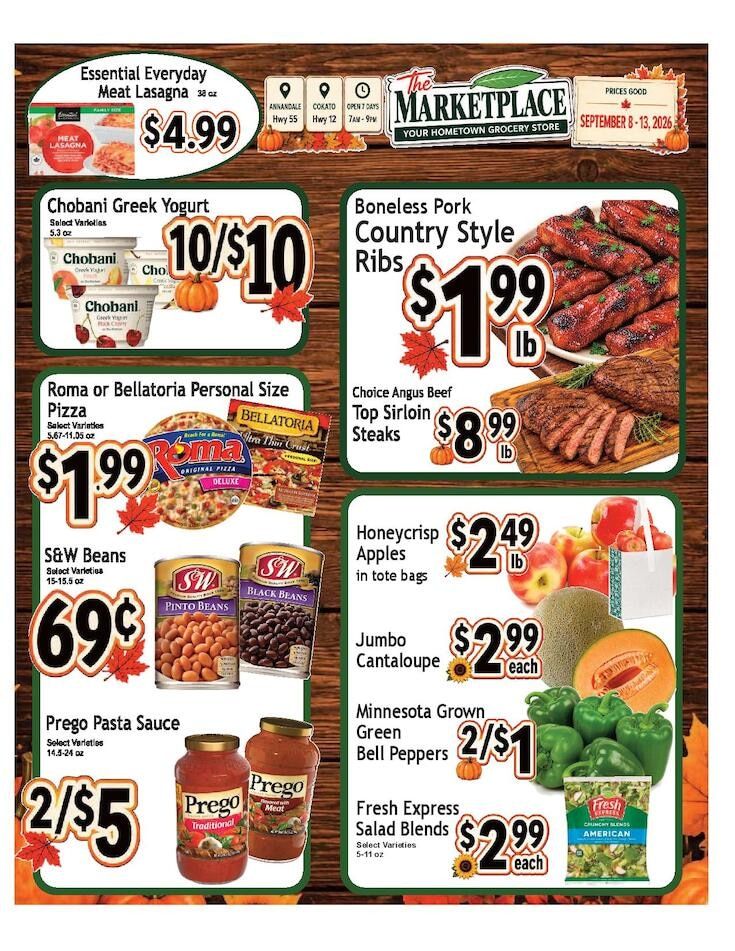 The Marketplace Minnesota Weekly Ad September 14 - 20, 2026