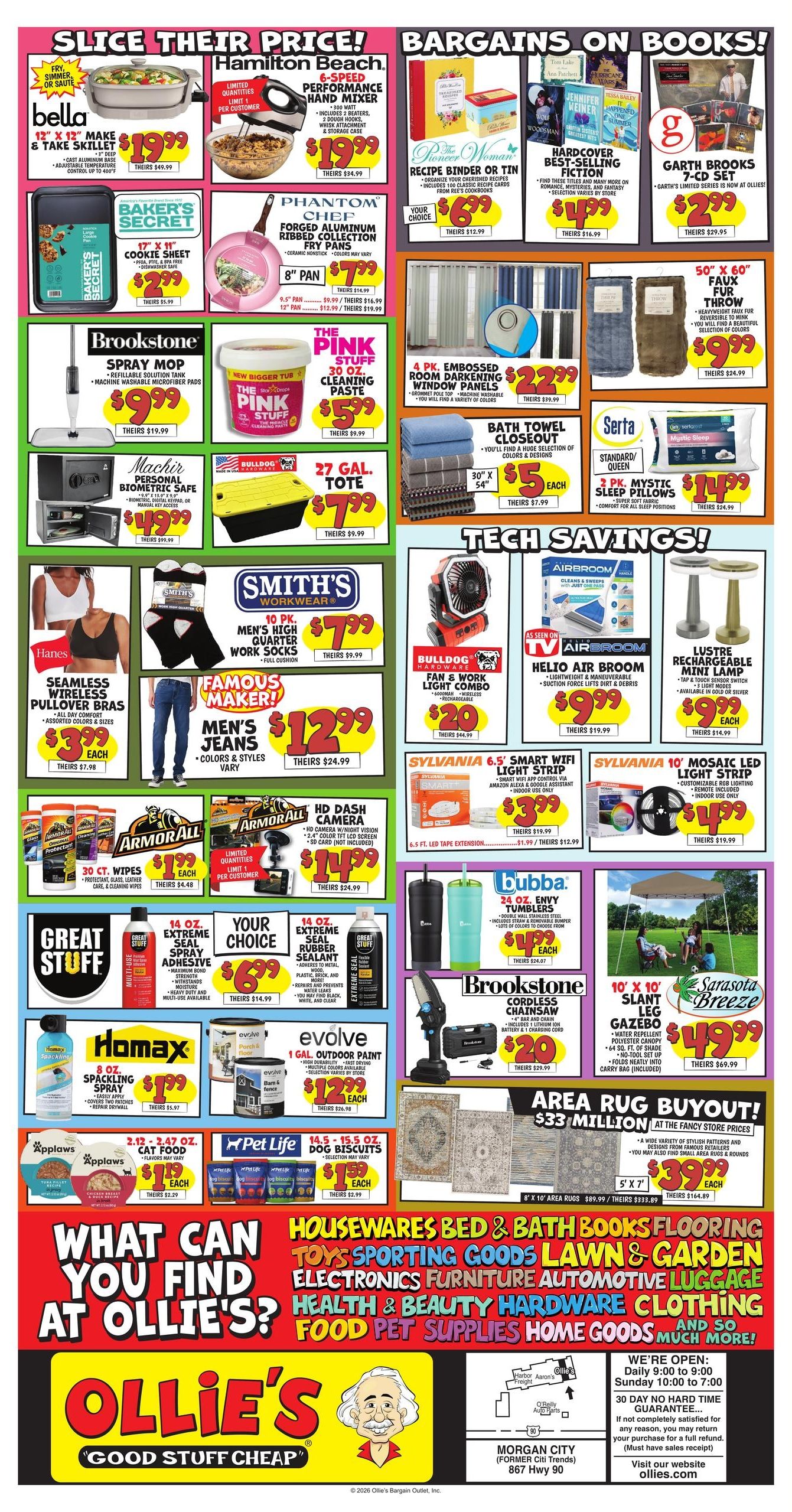 Ollie's Bargain Outlet (Amelia Area, LA) Weekly Ad September 23 - October 12, 2026