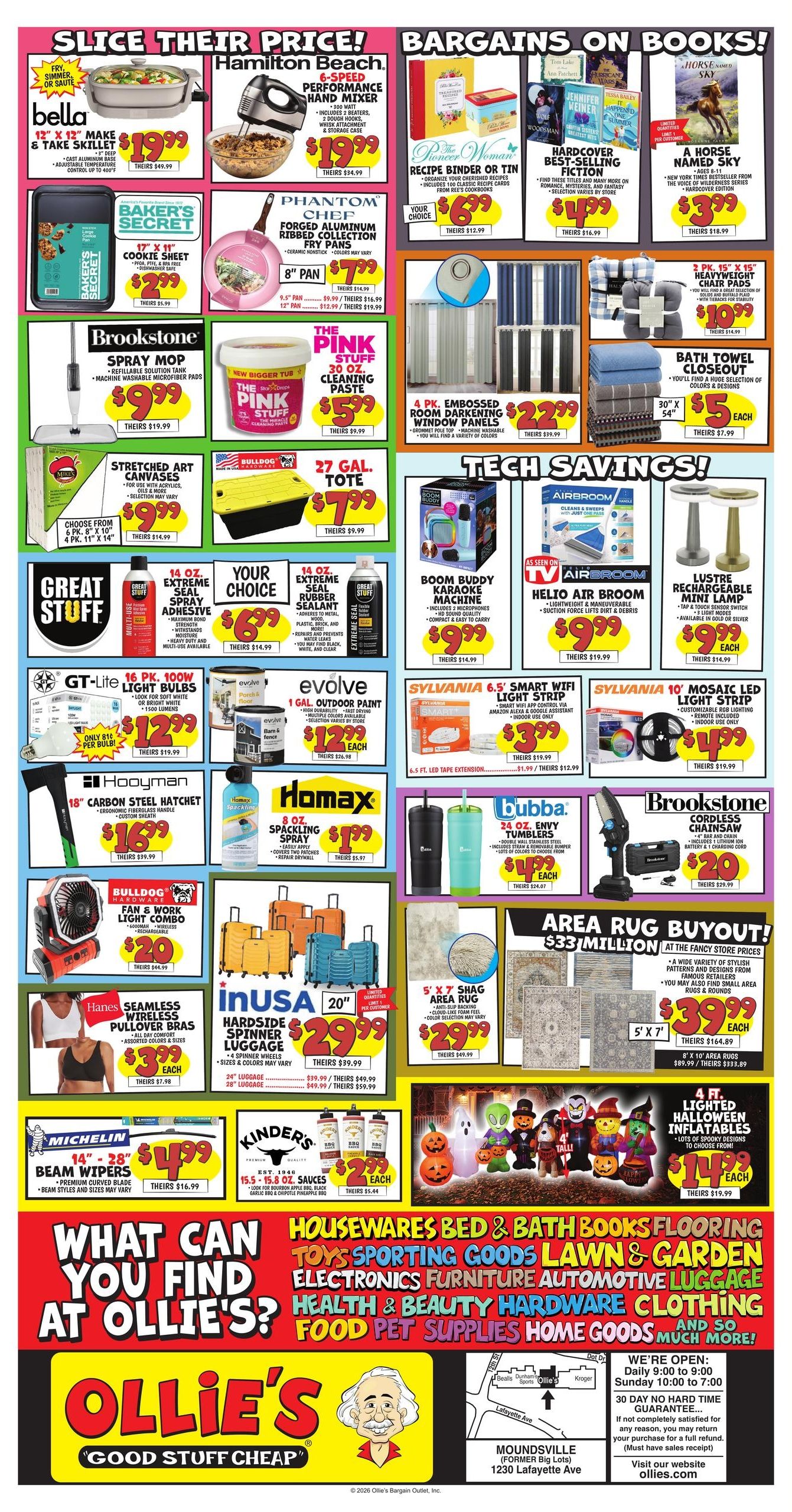 Ollie's Bargain Outlet (Caldwell Area, OH) Weekly Ad September 23 - October 12, 2026