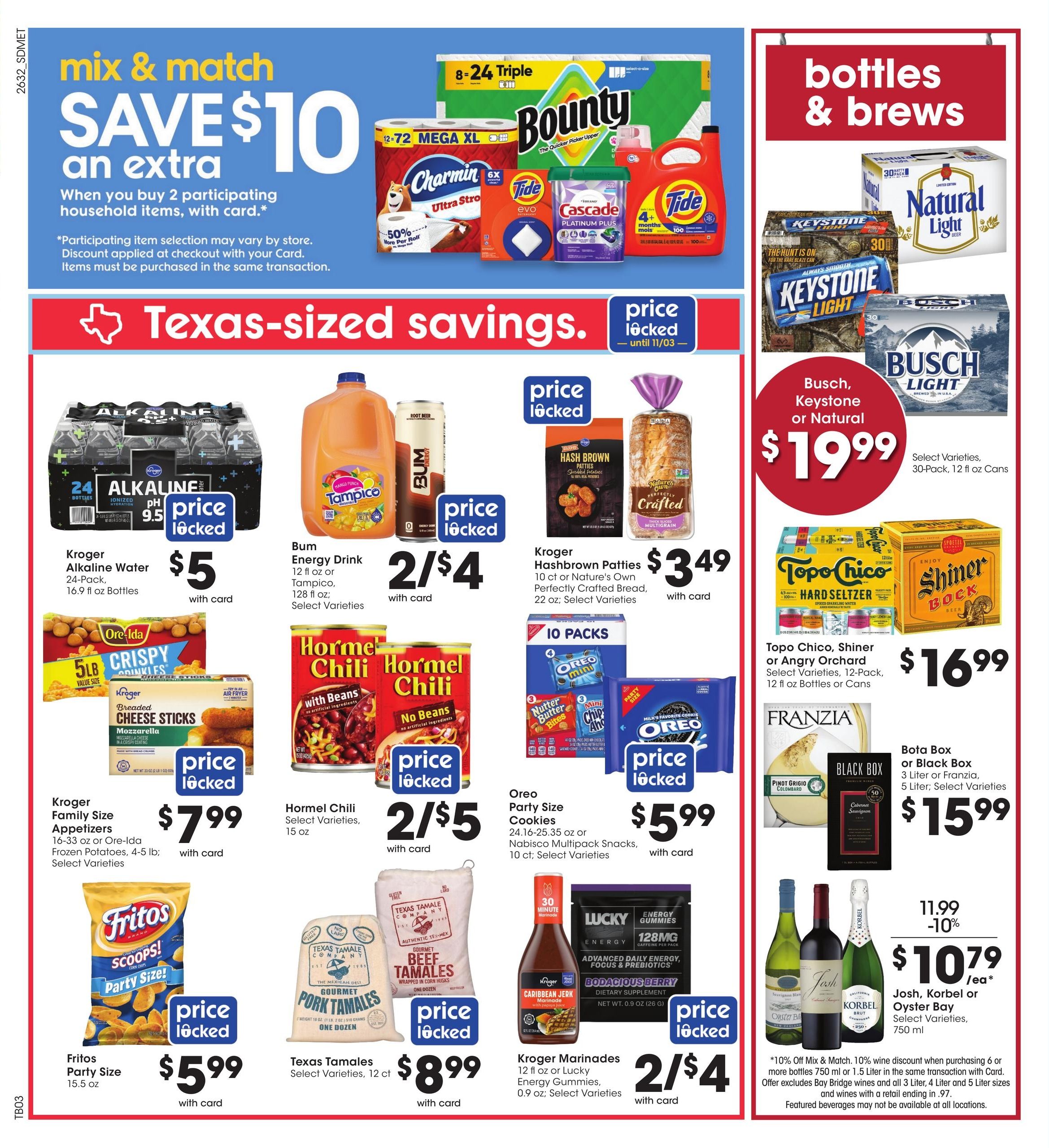 Kroger (Plano Area, TX) Weekly Ad September 9 - 15, 2026