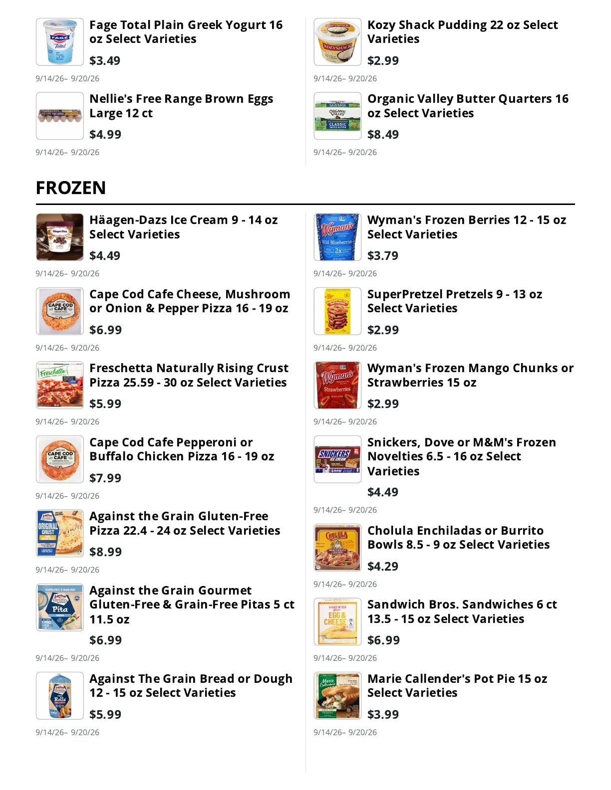 Kingdom Market Weekly Ad September 14 - 20, 2026