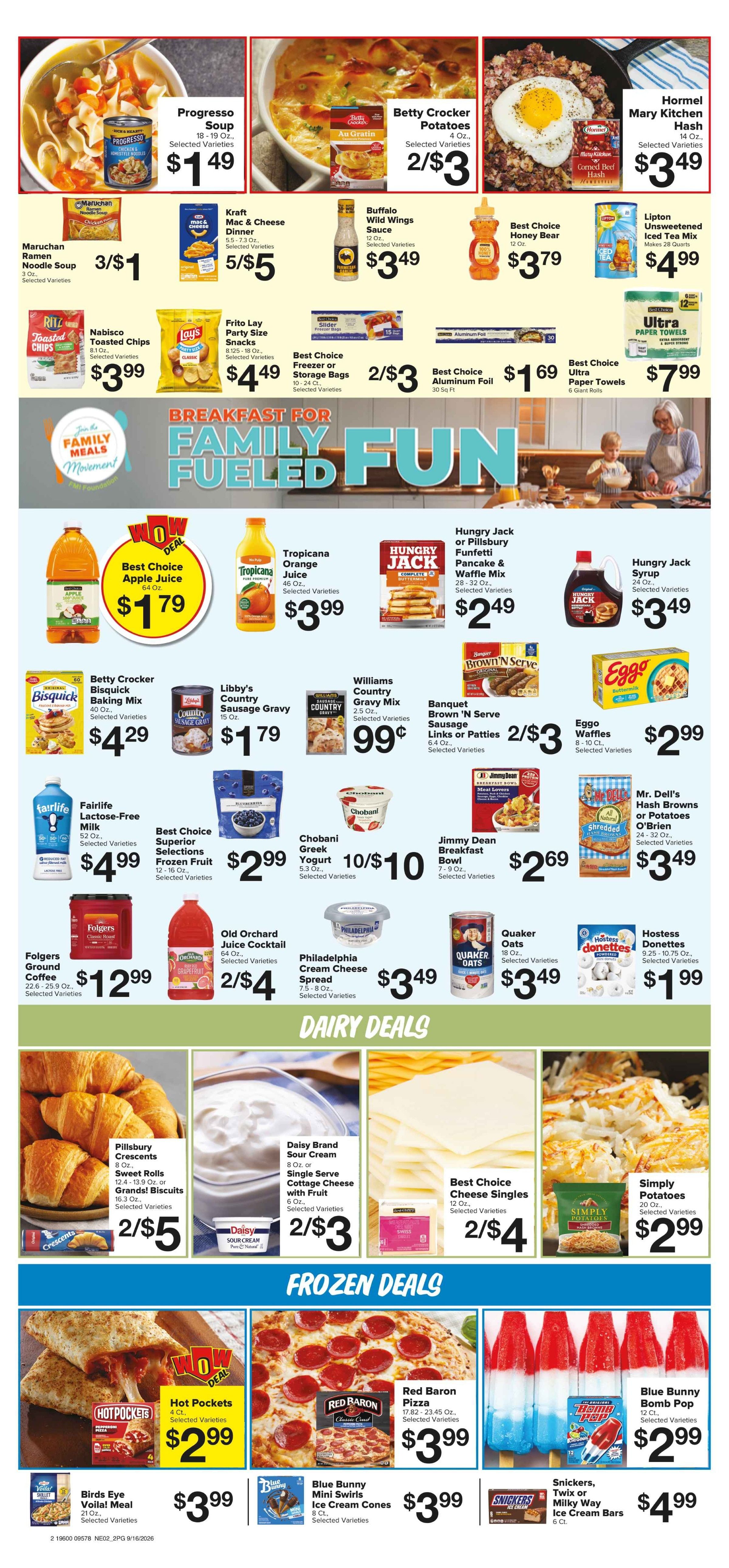 Cambridge Super Market Great Deals This Week! Weekly Ad September 14 - 19, 2026