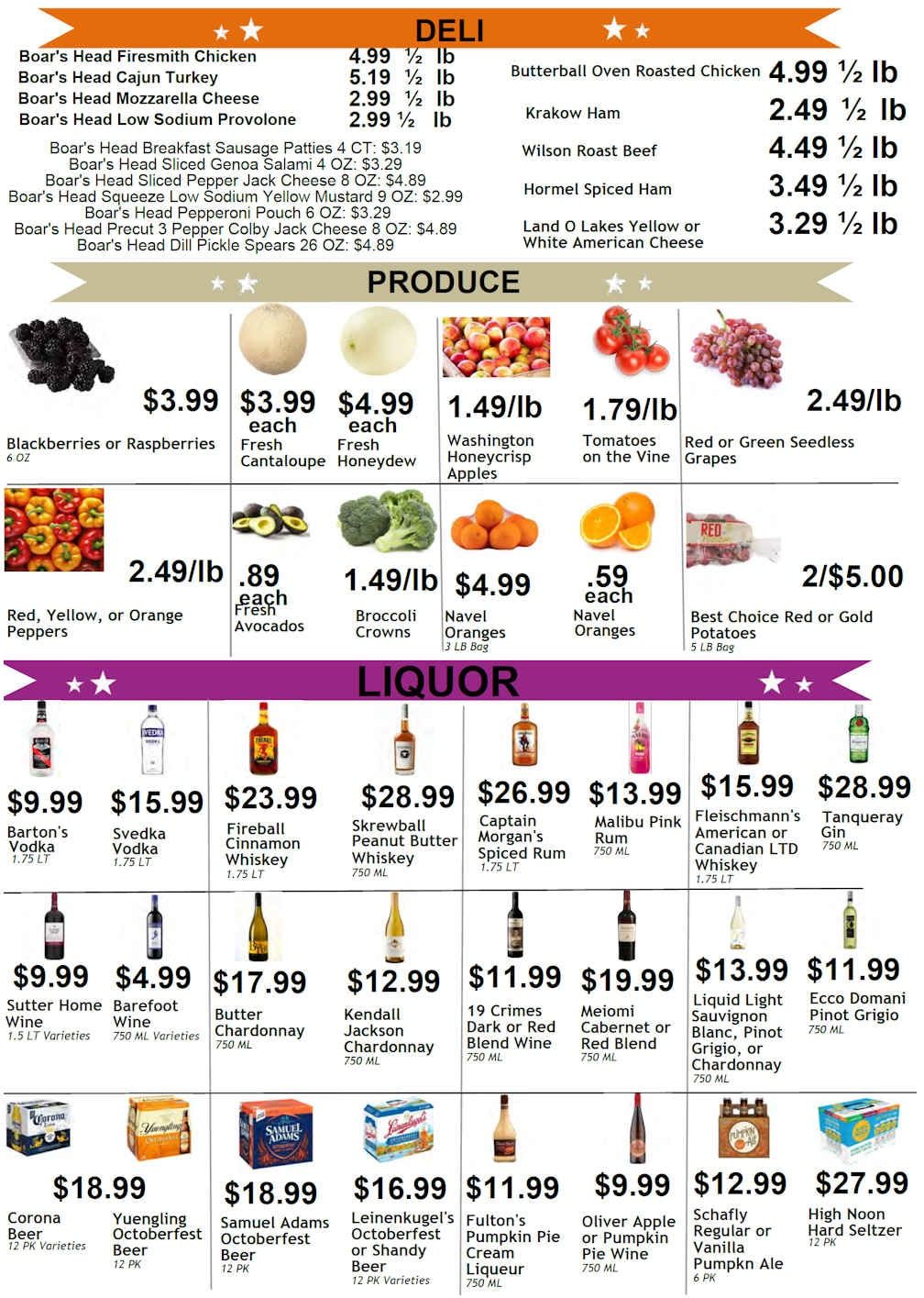 Art's Food Market Weekly Ad September 14 - 20, 2026