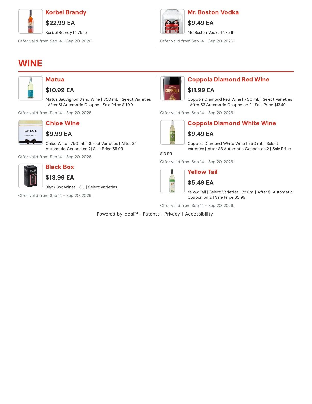 Hansen's IGA (East Troy, WI) Weekly Ad September 14 - 20, 2026